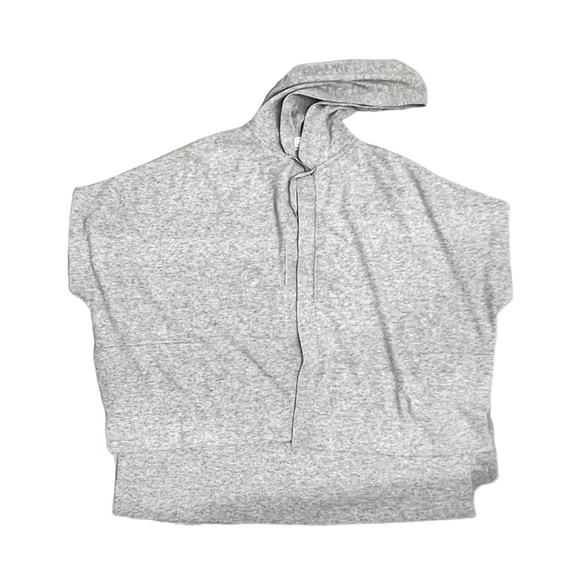 DIANE VON FURSTENBERG GRAY HOODED HIGH LOW KAIYO CARDIGAN SWEATER - Picture 11 of 16